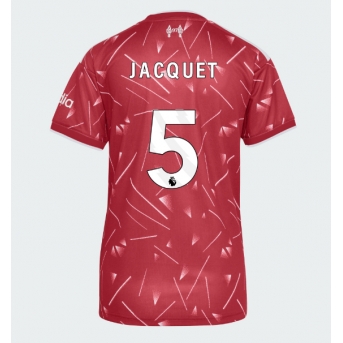Liverpool Jeremy Jacquet #5 Maglia Gara Casa Repliche 2026-27 Donna Maniche Corte
